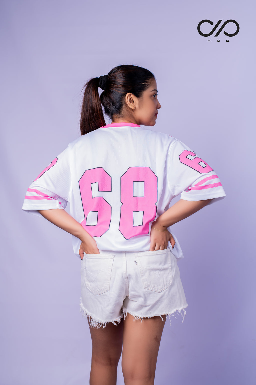 V-collar Croshole material T-shirt Unisex Kelly 68 Edition